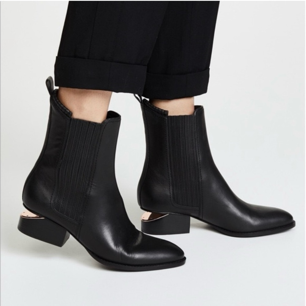 Alexander Wang Anouck boot with rose gold.